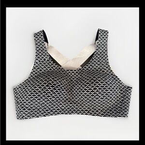 Lululemon Enlite Bra 34A Weave High Support Running Sports Black Hook & Eye